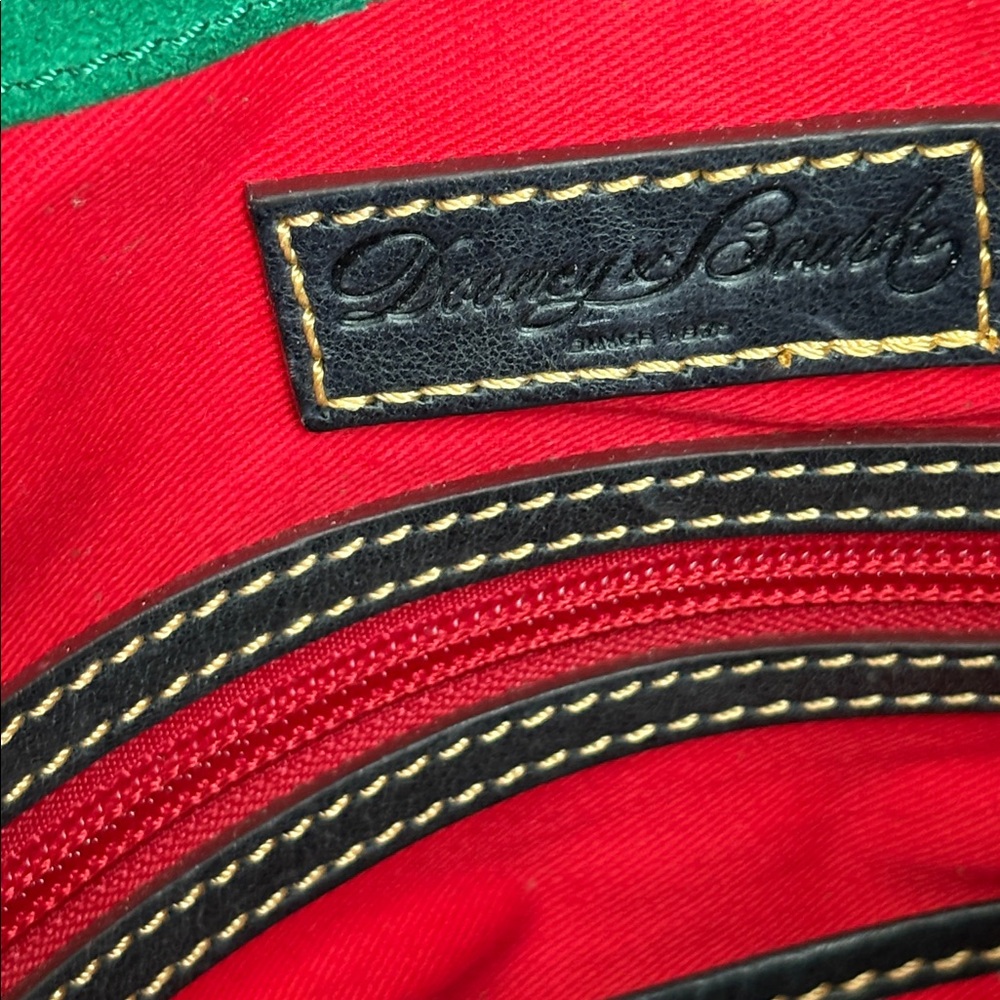 Dooney & Bourke Supple Florentine Leather in a Hobo Bag, Navy, Gently Used - Picture 9 of 11